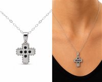 Colgante Hombre in Oro Diamante Black PEOR-21-198